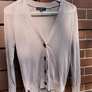 Ann Taylor Beige Cardigan